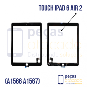 S-1078 TOUCH IPAD 6 AIR 2 (A1566 A1567) PRETO