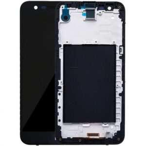 S-0923 FRONTAL LG K10 2017 (M250) COM ARO PRETO ORIGINAL CHINA  IPS