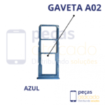 CH-0051 GAVETA CHIP SAMSUNG A02 AZUL