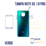 TAMPA TRASEIRA XIAOMI NOTE 9S | 9 PRO VERDE
