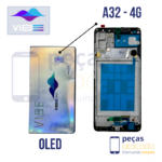 S-0384 FRONTAL SAMSUNG A32 4G (SM-A325) COM ARO VIBE OLED