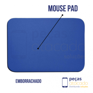 MOUSE PAD TECIDO EMBORRACHADO AZUL ROYAL UNIDADE 1253 - REFLEX