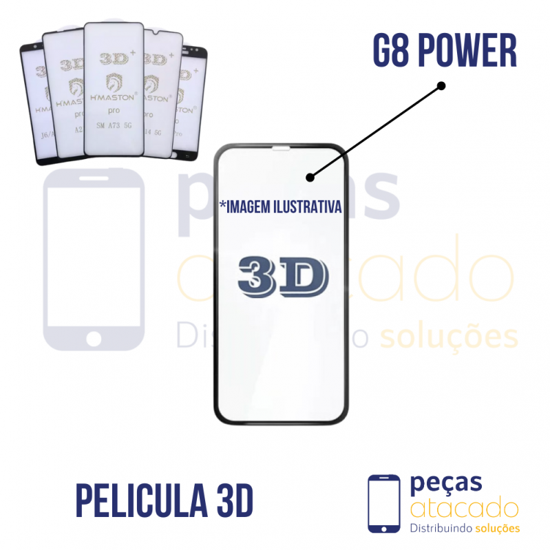 P-0187 PELICULA MOTOROLA MOTO G8 POWER 3D
