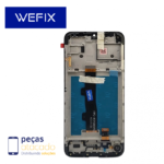 S-0409 FRONTAL MOTOROLA MOTO E7 (XT2095) COM ARO WEFIX IPS