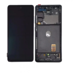 S-0789 FRONTAL SAMSUNG S20 FE (SM-G780F) COM ARO PRETA ORIGINAL CHINA OLED