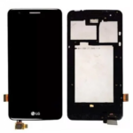 S-0545 FRONTAL LG K8 2017 (LGX240) COM ARO PRETA ORIGINAL CHINA IPS