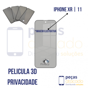 P-0379 PELICULA IPHONE XR | 11 3D PRIVACIDADE