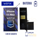 BA-0621 BATERIA WEFIX IPHONE 11 PRO (A2160) ANATEL (1 ANO DE GARANTIA)