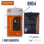 BA-0429  BATERIA MEGAFOX XIAOMI NOTE 9 (M2003J15SG) REDMI 10X 4G (BN54) (1 ANO DE GARANTIA)