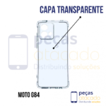 CAPA TRANSPARENTE MOTOROLA MOTO G84