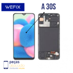 FRONTAL SAMSUNG A30S (SM-A307) COM ARO WEFIX OLED