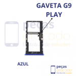 CH-0003 GAVETA CHIP MOTOROLA MOTO G9 PLAY AZUL