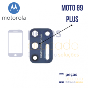 L-0006 LENTE MOTOROLA MOTO G9 PLUS AZUL