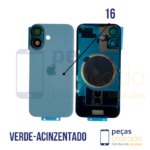 N-0086 TAMPA TRASEIRA COM SUPORTE E IMÃ IPHONE 16 AZUL ULTRAMARINO