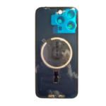 N-0085 TAMPA TRASEIRA COM SUPORTE E IMÃ IPHONE 15 PRO MAX TITÂNIO BRANCO