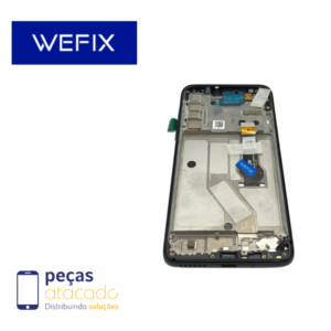 S-0257 FRONTAL MOTOROLA MOTO G8 POWER (XT-2041) COM ARO PRETO WEFIX IPS