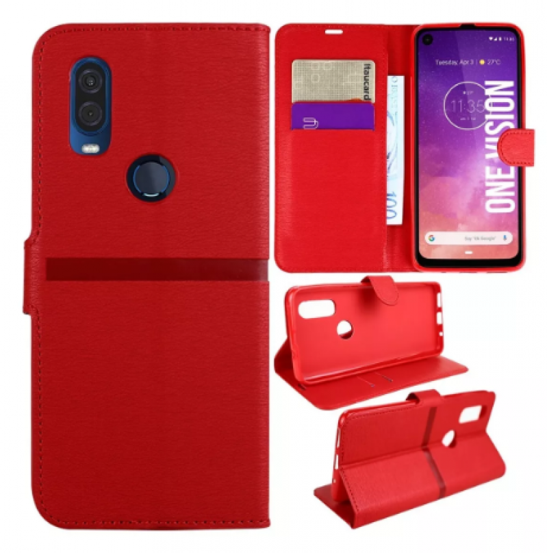 CAPA CARTEIRA MOTOROLA ONE VISION