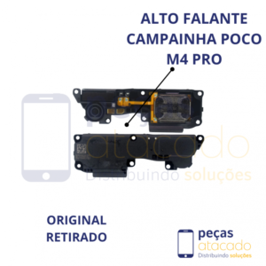 J-0091 ALTO FALANTE CAMPAINHA XIAOMI POCO M4 PRO ORIGINAL RETIRADO