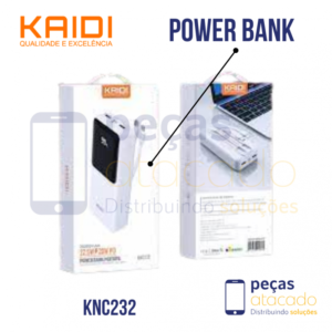 POWER BANK PORTÁTIL KAIDI 20000MAH 22.5W (KNC232)