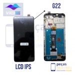 FRONTAL MOTOROLA MOTO G22 (XT2231) COM ARO VIBE LCD IPS