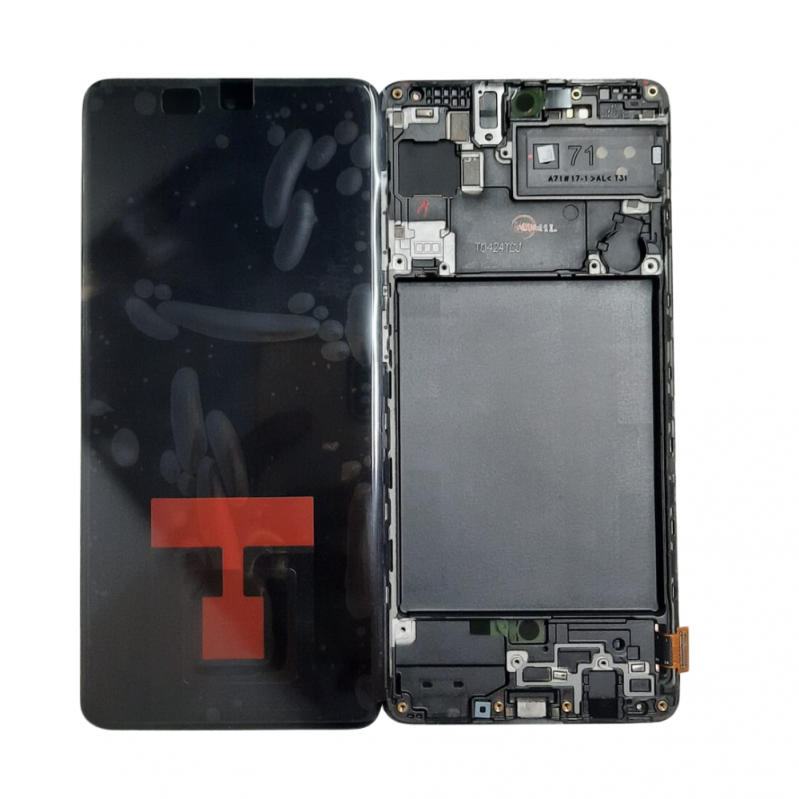 FRONTAL SAMSUNG A71 (SM-A715) COM ARO ORIGINAL NACIONAL AMOLED