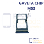 CH-0017 GAVETA DE CHIP SAMSUNG M53 AZUL