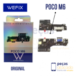 SUB PLACA DE CARGA XIAOMI POCO M6 WEFIX ORIGINAL