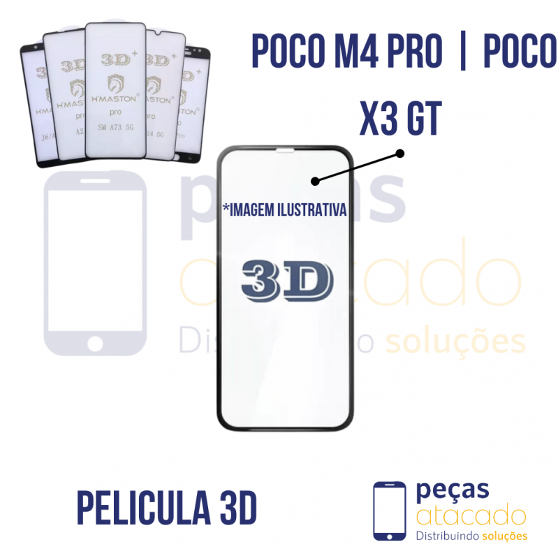 P-0320 PELICULA XIAOMI POCO M4 PRO | POCO X3 GT 3D