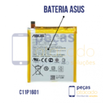 BA-0183 BATERIA 1 LINHA ASUS ZENFONE (C11P1601)
