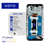 S-0408 FRONTAL MOTOROLA MOTO G30 (XT-2129) COM ARO WEFIX IPS