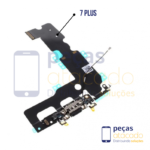 SB-0306 FLEX CONECTOR DE CARGA IPHONE 7G PLUS PRIME  (A1784) – PRETO