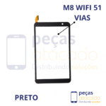 TOUCH TABLET MULTILASER M8 51 VIAS PRETO