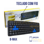 TECLADO COM FIO B-MAX BM-T01
