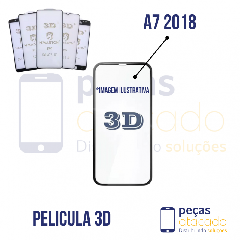 P-0604 PELICULA SAMSUNG A7 2018 3D