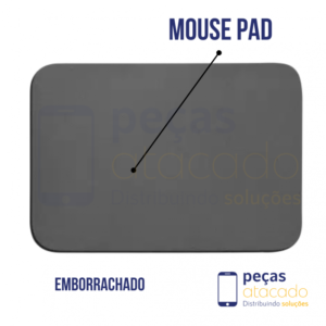 MOUSE PAD TECIDO EMBORRACHADO CINZA UNIDADE 1255 - REFLEX