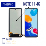 S-0506 FRONTAL XIAOMI NOTE 11 4G (2201117TG)  11S 4G | 12S | POCO M4 PRO SEM ARO WEFIX NACIONAL  AMOLED