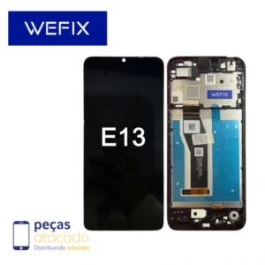 S-0349 FRONTAL MOTOROLA MOTO E13 (XT2345) COM ARO WEFIX IPS