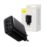 FONTE BASEUS COMPACT 3U 17W PRETO (70401)