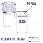 P-0176 PELICULA MOTOROLA MOTO G6 PLAY PRETA 3D