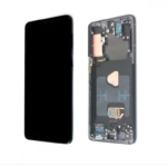 FRONTAL SAMSUNG S21 (SM-G991) COM ARO PRETA MACAQUINHO OLED