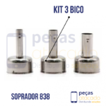 KIT 3 BICO GIRATORIO PARA SOPRADOR 858