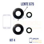 L-0167 LENTE MOTOROLA MOTO G75 KIT 4 G75