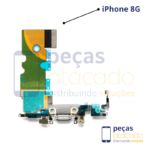 SB-0305 FLEX CONECTOR DE CARGA IPHONE 8G – PRATA (PRIME)