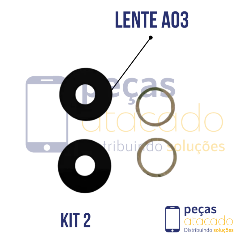 L-0066 LENTE SAMSUNG A03 (KIT2)