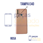 TAMPA TRASEIRA MOTOROLA MOTO E40 ROSA
