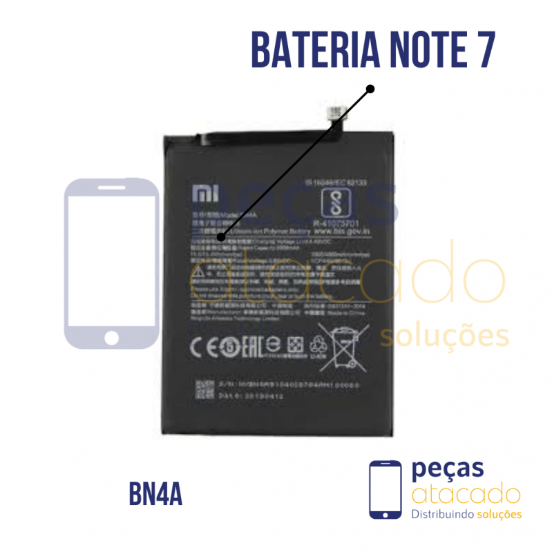 BA-0148 BATERIA 1 LINHA XIAOMI NOTE 7 | NOTE 7 PRO (BN4A)