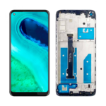 S-0380 FRONTAL MOTOROLA MOTO G8 XT2045 COM ARO PRETO CHINA IPS