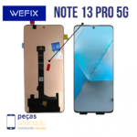 S-0383 FRONTAL XIAOMI NOTE 13 PRO 5G | POCO X6 (23122PCD1G) SEM ARO PRETO AMOLED WEFIX