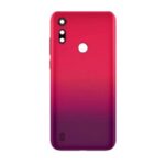 TAMPA TRASEIRA MOTOROLA MOTO E6S VERMELHO
