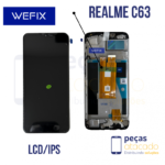 S-0807 FRONTAL REALME C63 COM ARO PRETO WEFIX IPS